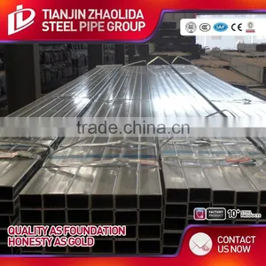 ASTM A53 GR A B ERW High Quality Galvanized Square Steel Pipe With Low Price thumbnail-1