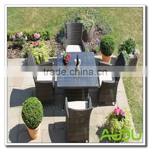 Audu Rattan LA Square 4 Seater Dining Set thumbnail-1