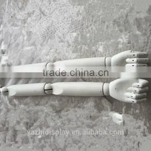 White Wooden Mannequin Arm Use for Dress Form thumbnail-1