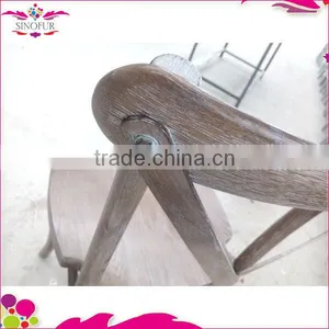 2015 Hot Sale Factory Stackable Wooden Cross Back Chair thumbnail-5