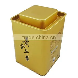 Food Grade Square Tin Box for Tea thumbnail-1