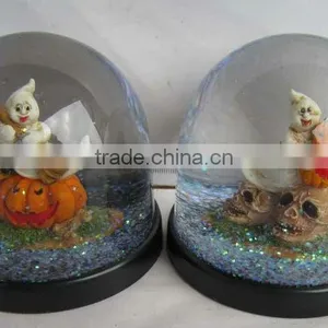 Plastic Pumpkin Halloween Snow Globe thumbnail-1