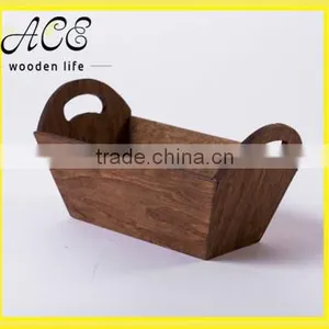 Wooden Fruit Tray,Wood Tray Flowerpot thumbnail-4
