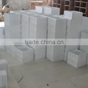White Three Drawers Wooden Cabinet for Living Room Furnitures thumbnail-6