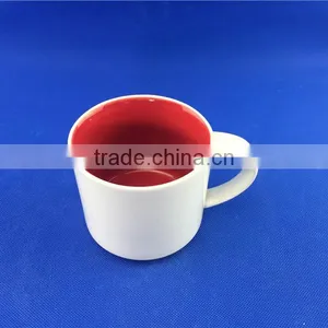 16 oz Glazed Red Color Ceramic Sublimation Coffee Mug thumbnail-1