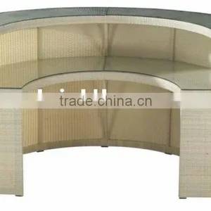 Mini Rattan High Table Bar Funiture Dubai thumbnail-2