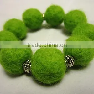 Hot New Products Website China Supplier Promotional Gift Felt Fabric Fashion Colorful European Charm Health Bracelet thumbnail-1
