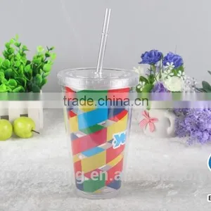 Most Popular Custom Logo Colorful Plastic Cup thumbnail-2