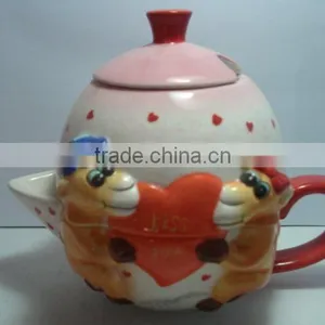 Ceramic Teapot With Cup thumbnail-1