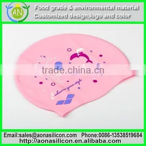 Silicon Solid Swim Cap|Multi Color Swim Cap|Water Gear Cap thumbnail-1