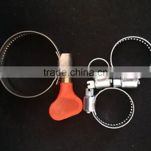 High Quality 12mm Germany Non-standard Bufferfly Double Bolt Hose Clamps T Clamps thumbnail-2