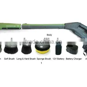 12V Electric Car Wash Machine, Electric Clean and Polish Brush, Electric Car Cleaner With Telescopic Rod thumbnail-1