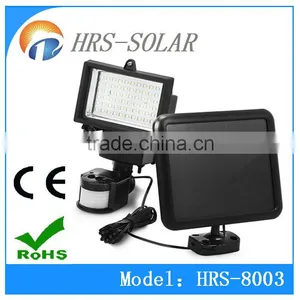 Motion Sensor Solar Power 60 White LED PIR Light Home Garden Security Led Flood Light thumbnail-2