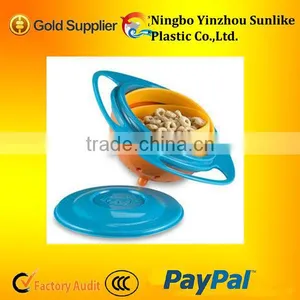 Gyro Bowl Universal Baby Bowl Rotating Flying Saucer Toys UFO Training Bowl thumbnail-1