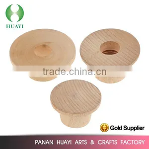 Korea Style Perfume Wooden Cap Like a Hat for Aroma Glass Bottle thumbnail-2