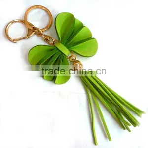 2012 Fashion Green Velvet Korea Flower Keychain/Keyring thumbnail-1