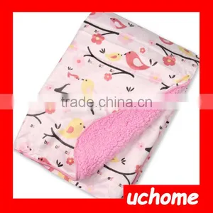 UCHOME Wholesale Custom Super Soft Cotton Plush Baby Infant Blanket thumbnail-4