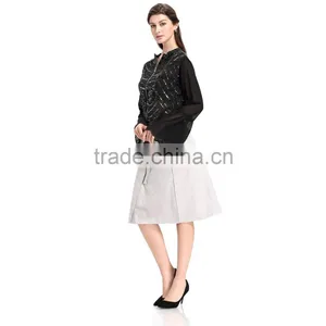 Domin Fashion Beading and Sequin Womens Crop Tops thumbnail-5