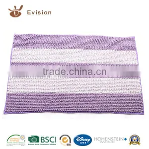 2016 NEW Multi-Color Chenille Bathmat With Stripe Design thumbnail-1