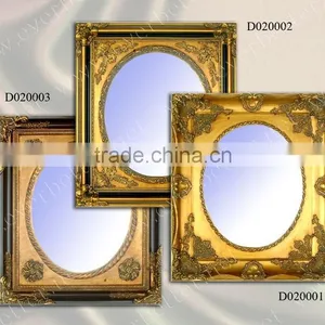 Antique Gold Frame Mirror Wholesale Decorative Carved Wooden Frames thumbnail-1