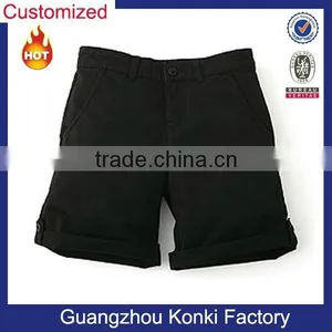 Poular Design Black Color Fabric Custom Compression Shorts thumbnail-1