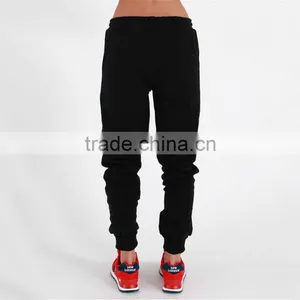 China Suppliers Black Plain Sweat Pants Ladies Jogger Trousers for Women thumbnail-3