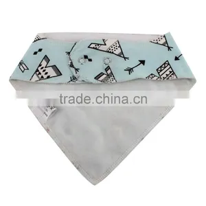 2016 Baby Soft Bib Custom Triangle Design Bandana Infant Bib thumbnail-2