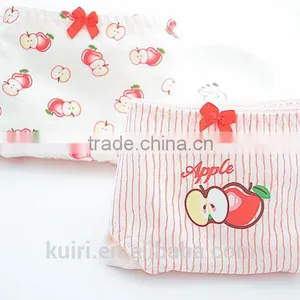 Cotton Seamless Brief Ladies Underwear Manufacturers Love Cute Pink Apple thumbnail-4