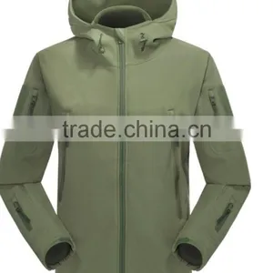 Instocked Cargo/plainmillitary Softshell Jacket Fleece Jacket Windproof Waterproof Customizable Logo thumbnail-1