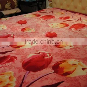 Super Warm 100% Polyester Raschel Blanket thumbnail-2
