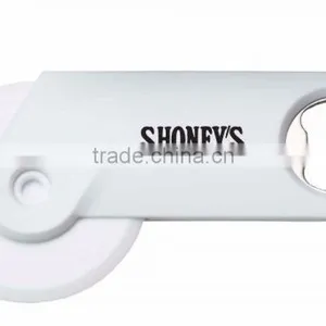 Party Pizza Cutter - Easily Slices Pizzas, Quesadillas, Brownies and More, Convenient Bottle Opener at the End of the Handle thumbnail-4