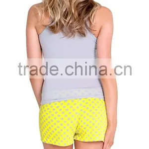 Comfortable Heart Polka Dot Print Pajama Fashion Pajama Set thumbnail-6