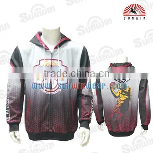 Hot Sale Wholesale Zipper Hoodie/contrast Zip Plain Sweat Shirt thumbnail-1
