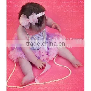 Baby Girls Lavender Crochet Tube Top NB-12M thumbnail-1
