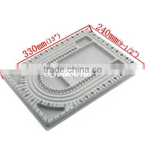 Rectangle Middle Size Beading Tray Bead Trays Stringing Jewelry Design Board thumbnail-3