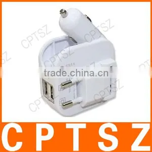 Double USB Charger Traveling Creative Car Wall Filled With Smart Phone Charger thumbnail-3