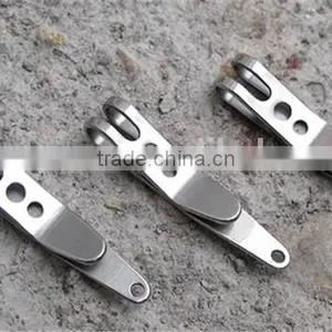 EDC Bag Suspension Clip With Key Ring Carabiner Stainless Steel Outdoor Quicklink Tool thumbnail-5