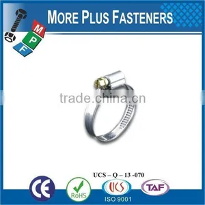 Made in Taiwan Stainless Steel Thin Hose Clamp Flexible Hose Clamp German Type thumbnail-6