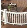 Water Roof Wood Plastic Composite Railing WPC Bridge Parapet Railing thumbnail-1