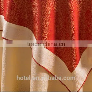 New Woven Table Cloth With Polyester Fabric thumbnail-3