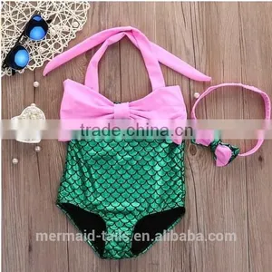Baby Kid Girls Little Mermaid Set Costume Bikini Swimwear Swimsuit Outfits Dress thumbnail-4