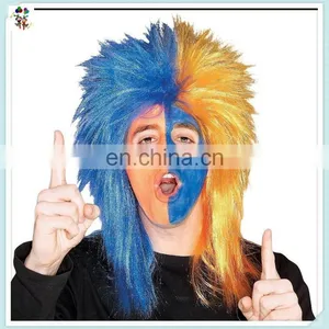 Two Colors Sports Fan Punk Rock Party Synthetic Wigs HPC-0042 thumbnail-4