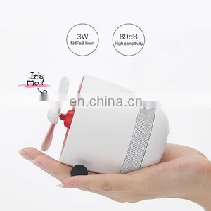 New Portable 2 in 1 Bluetooth Speaker With Mini Fan,wireless Bluetooth Speaker for Android and IOS thumbnail-3