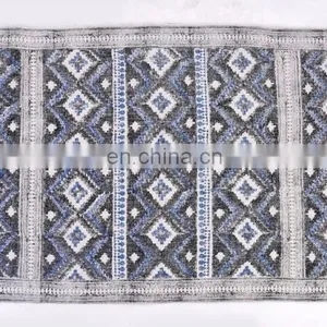 Indian Rug Dari Rugs Woven Mat Cotton Floor Runner Yoga Mat 3x5 Ft Bohemian Carpet thumbnail-1