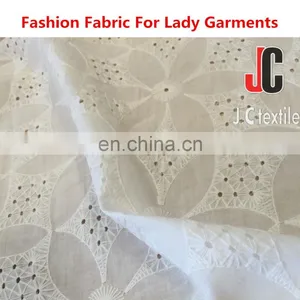Cotton Yarn Dyed Fabric Embroider Fabric Silk Soft Fabric Cotton Textile thumbnail-1
