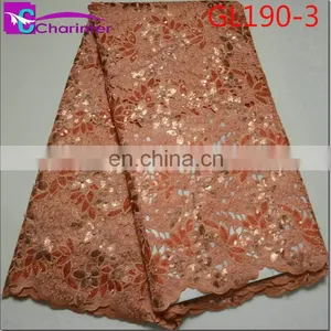 Sale Well Charinter African Organza Lace Fabrics GL190 thumbnail-4