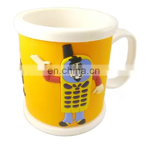 Personalised Customized Wholesale Quality Factory Direct Made 3d PVC Mugs For Promotion , Professional Soft PVC Mugs Supplier thumbnail-1