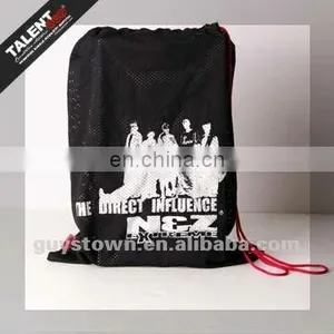Wholesale Custom Waterproof Nylon Drawstring Advertising Nylon and Brand Bag thumbnail-5