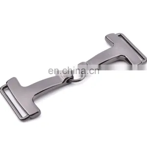 Custom Made Cheap Ladies Decorative Metal Gunmetal Shoes Buckle thumbnail-1