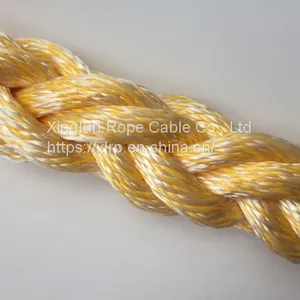 8 Strand Polypropylene Polyester Mixed Mooring Rope thumbnail-1